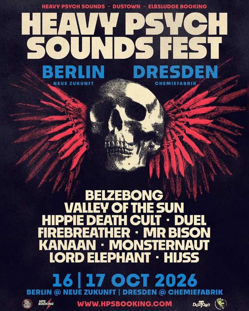 Confirmada la doble cita del Heavy Psych Sounds Fest Berlin & Dresden 2026