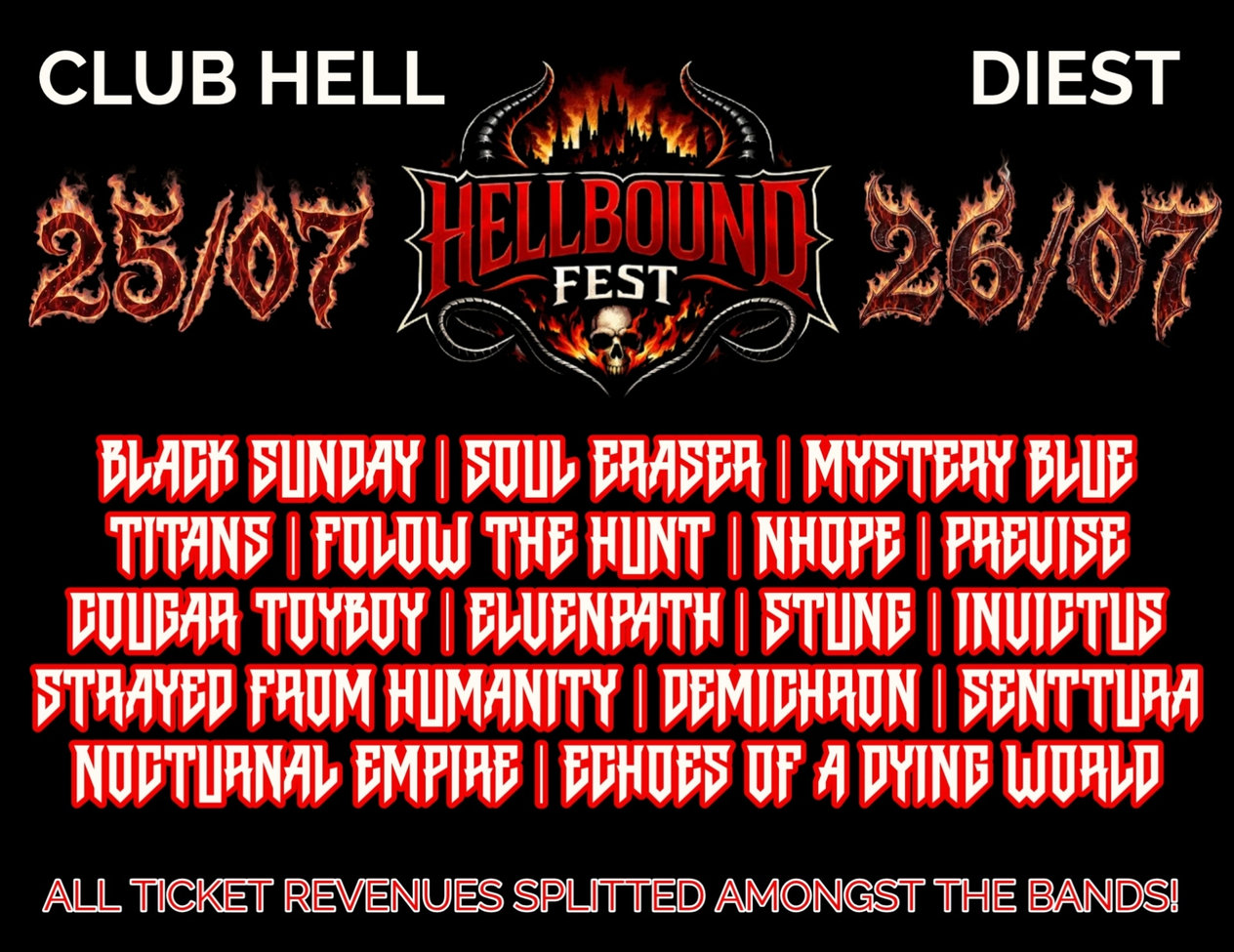 Pronto se estrenará la nueva y brutal edición del Hellbound Fest belga