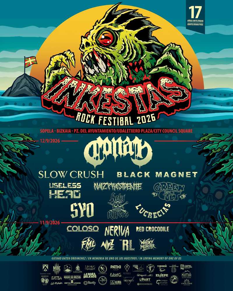 Información del Inkestas Rock Festibal 2026 de Sopelana (Bizkaia)