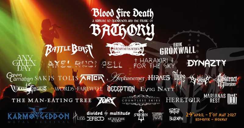Nueva edición del festival noruego Karmøygeddon Metal Festival 2027