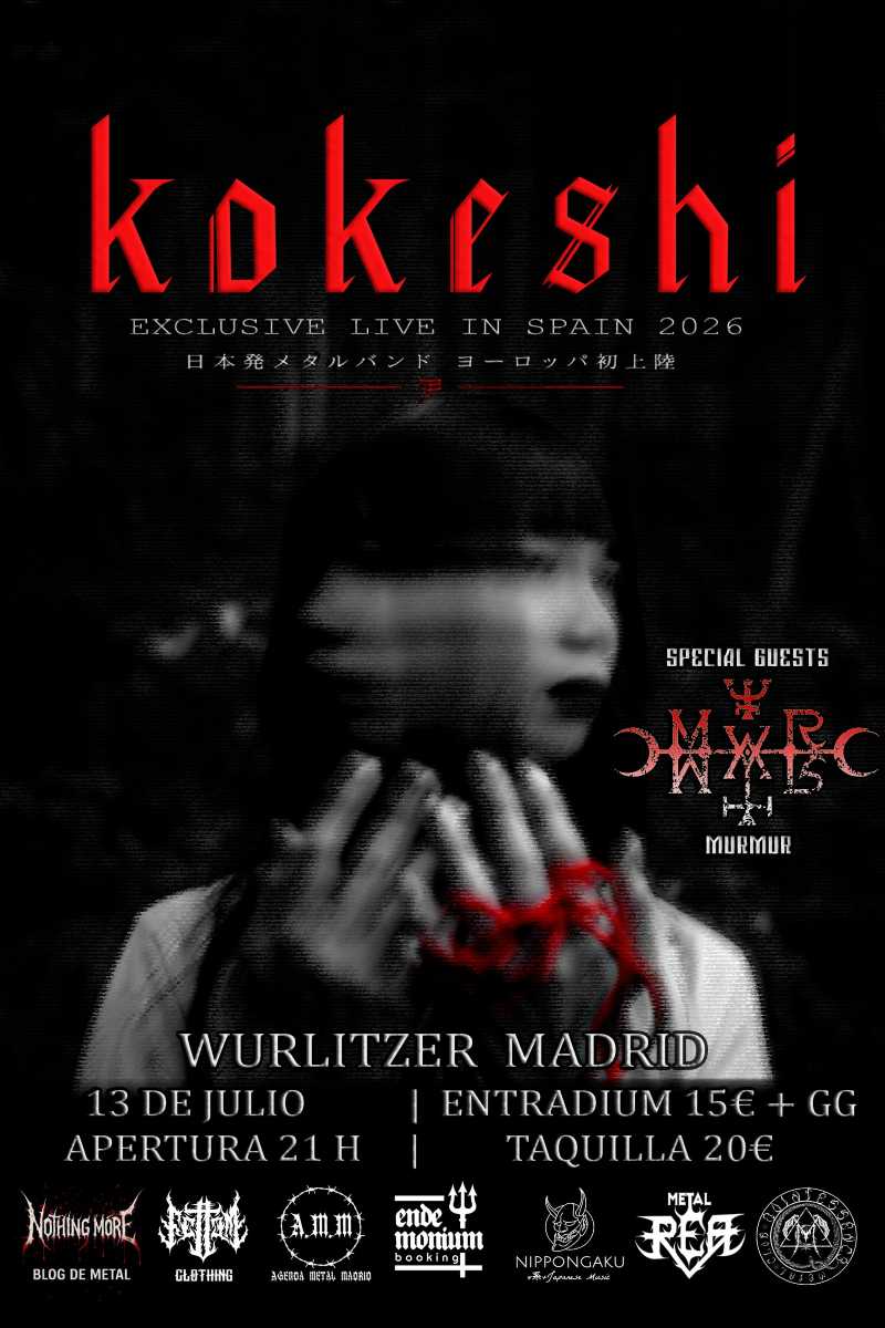 Los japoneses Kokeshi se presentan en Madrid el sábado 13 de julio
