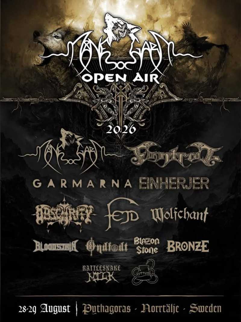 A finales de agosto, nueva edición del Månegarm Open Air 2026 en Suecia