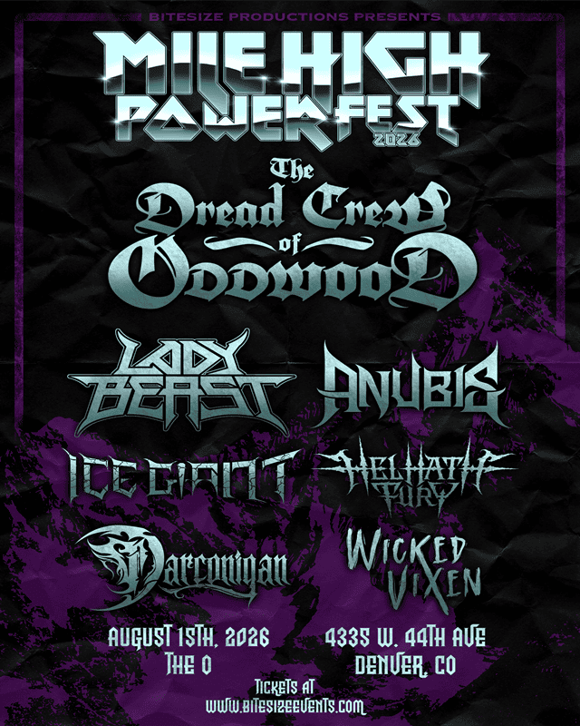 ¡El festival Mile High Power Fest anuncia su cartel para 2026 con nombres como Lady Beast, Anubis y muchos más!