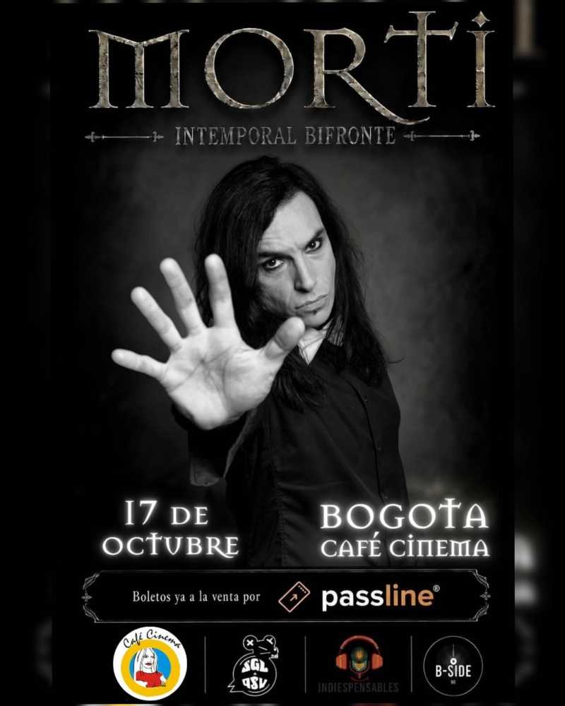 Morti se presenta en Bogotá el 17 de octubre
