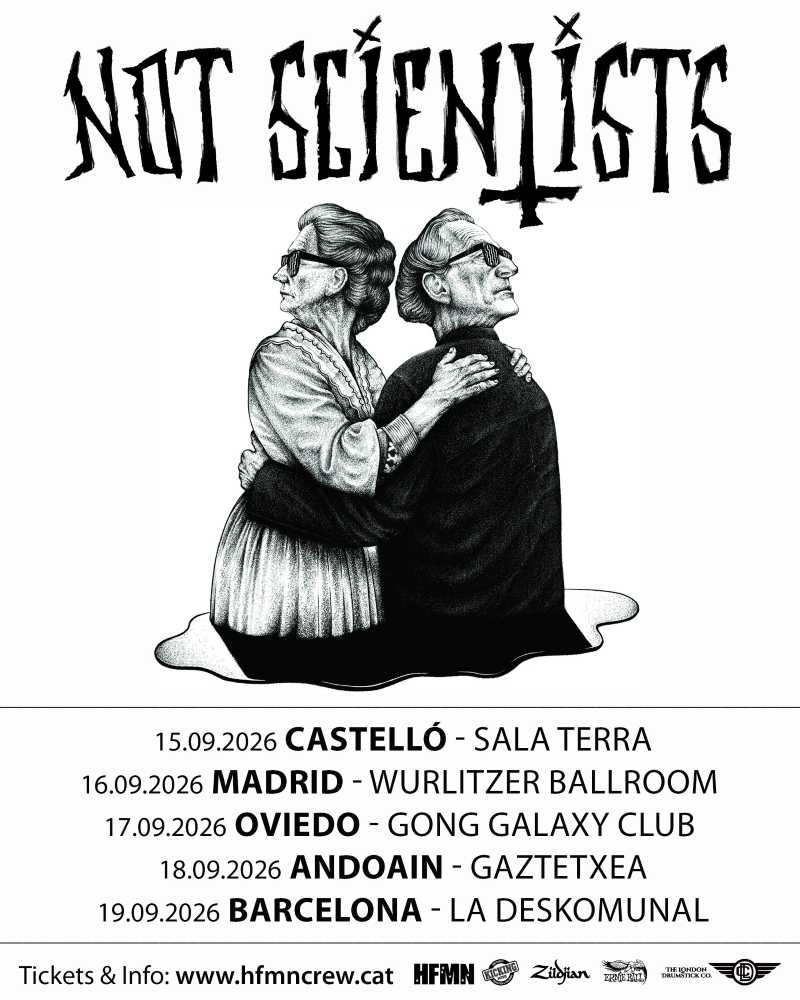 Gira española de Not Scientists el próximo septiembre