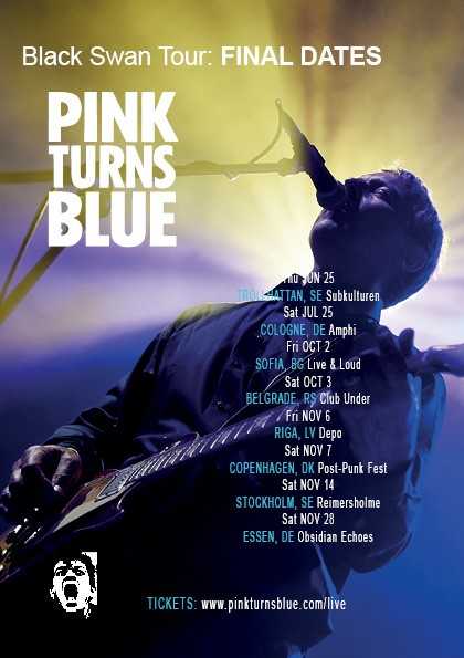 Pink Turns Blue recuerda las fechas finales de su gira «Black Swan tour»