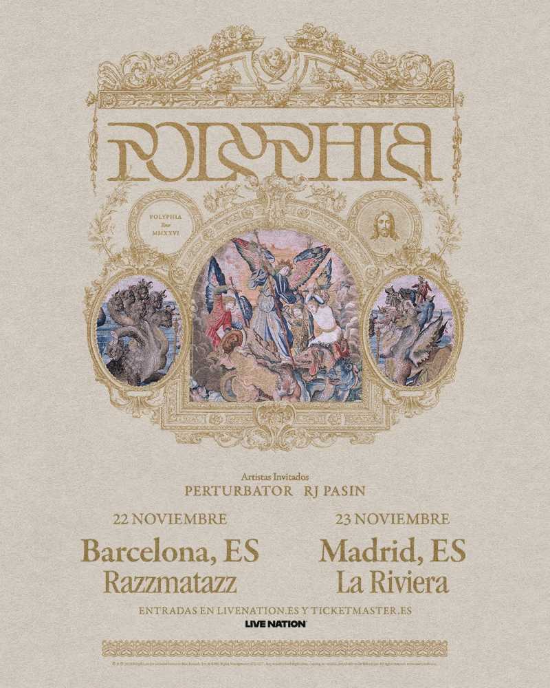 Fechas confirmadas de Polyphia en Barcelona y Madrid