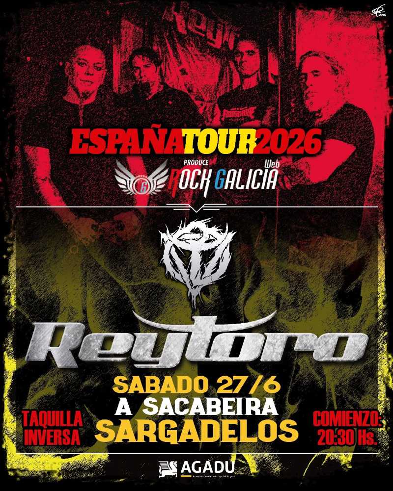 El sábado 27 de junio los uruguayos Reytoro viajan a Galicia
