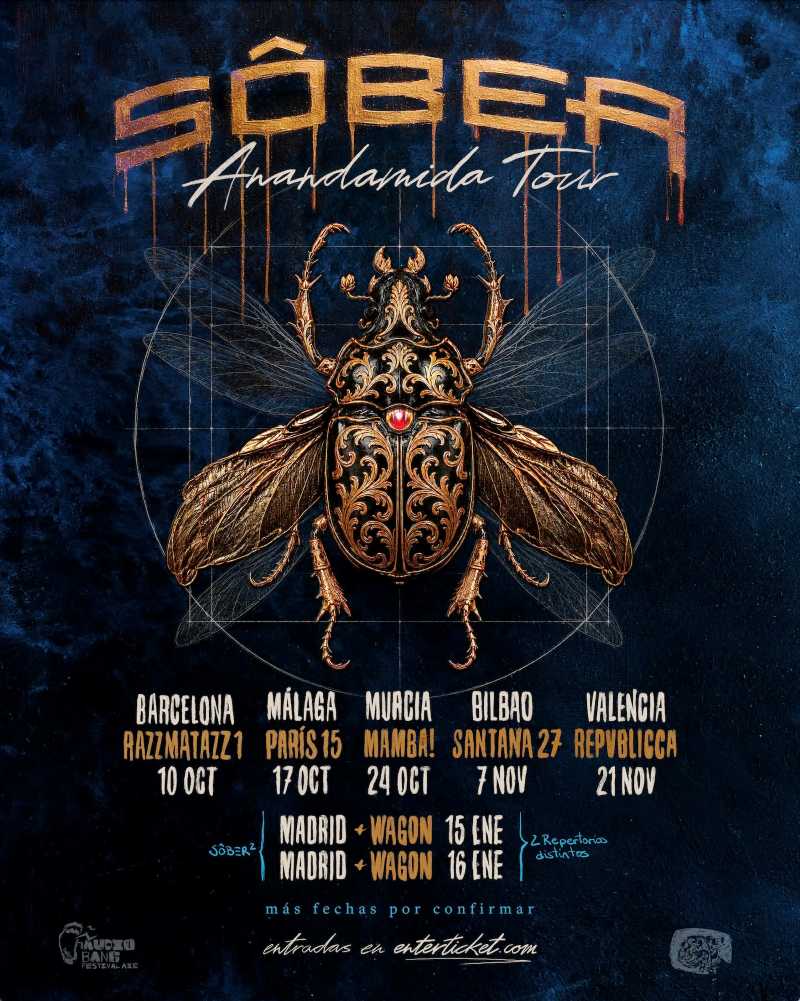 Sôber presenta las fechas de su «Anandamida Tour 2026»