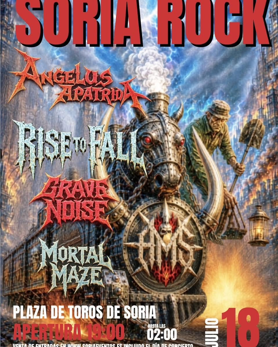 ¡El metal/rock nacional vuelve a Soria a mitad de julio!