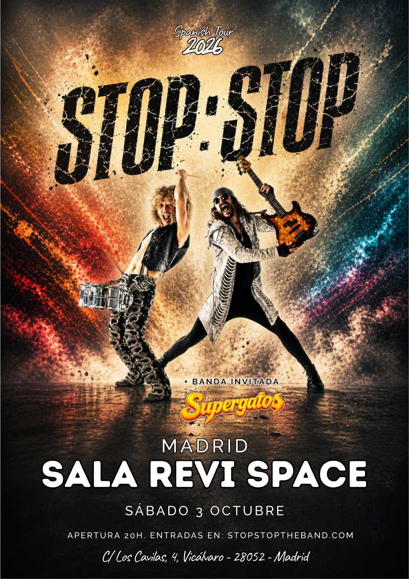 StOp,sToP! en Madrid el próximo 3 de octubre