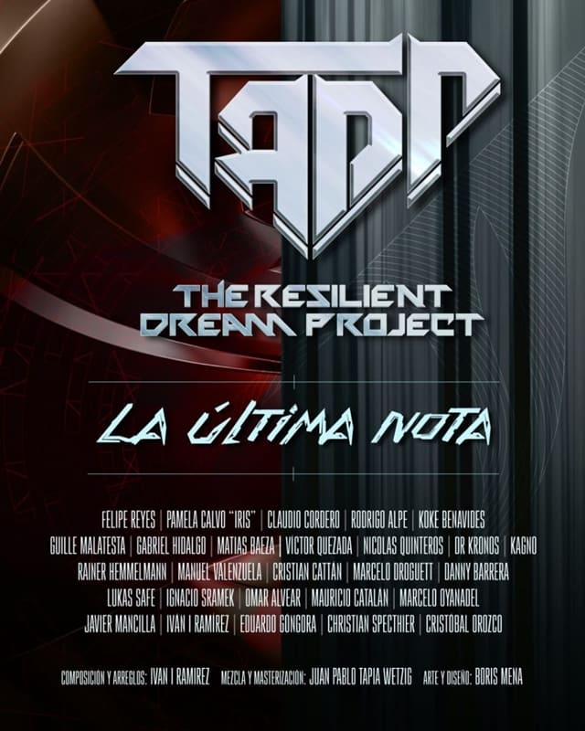 El proyecto chileno de power metal/rock The Resilient Dream Project lanza el nuevo álbum «La Última Nota»