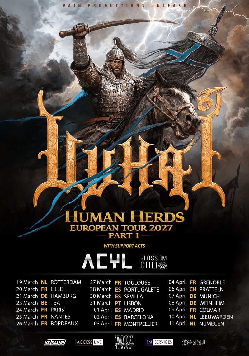 Fechas de la gira europea de los Uuhai para presentar «Human Herds»