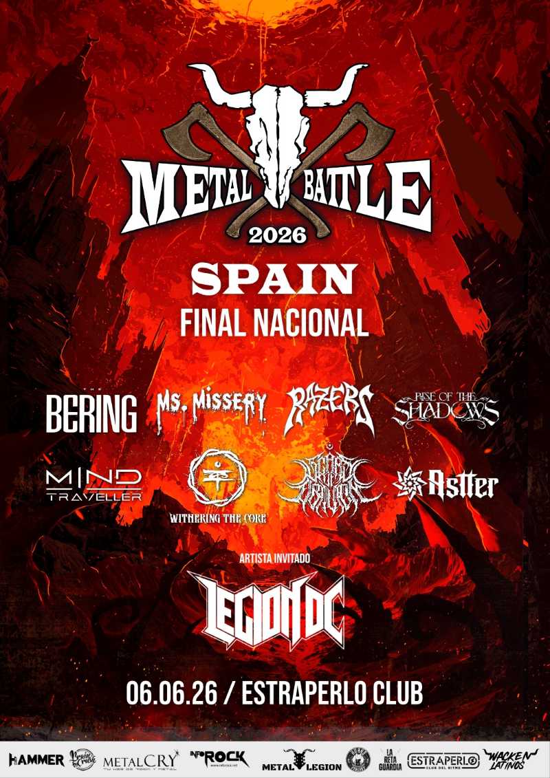 Este sábado 6 de junio la final de la Wacken Metal Battle Spain