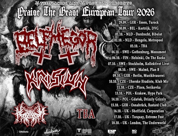 Belphegor acaba de anunciar su gira europea “Praise The Beast” para septiembre y octubre de 2026.