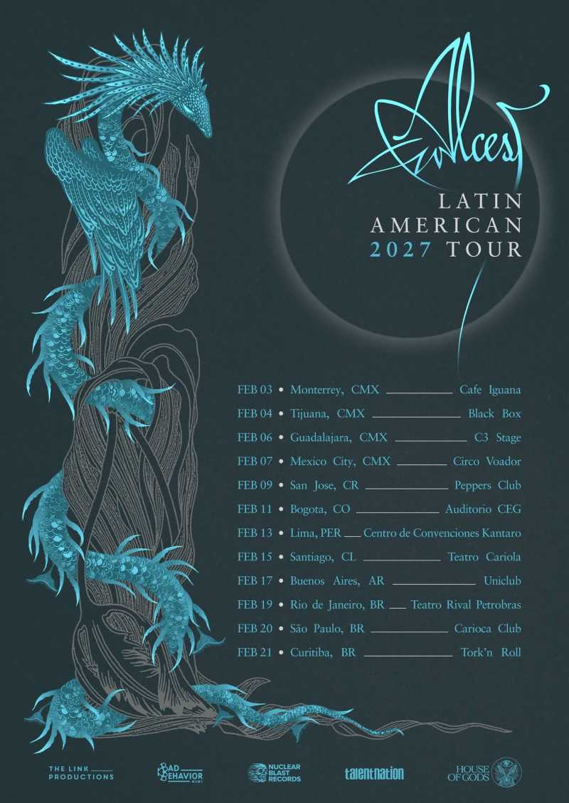 Alcest anuncia gira en Latinoamérica para febrero de 2027