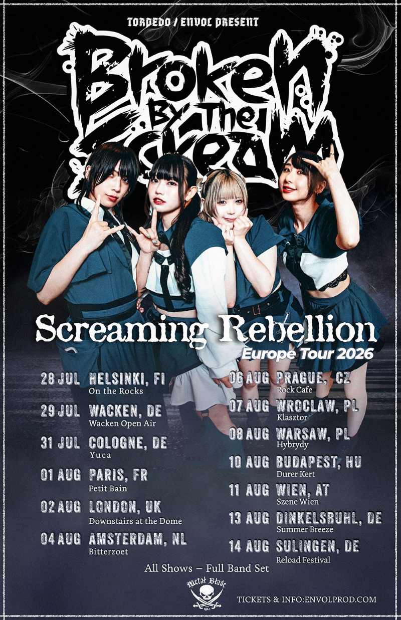 Novedades y fechas de gira de las japonesas Broken By The Scream