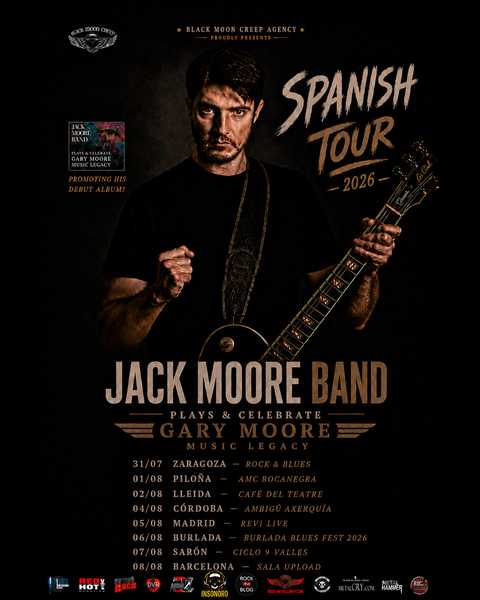 Jack Moore suma fechas a su gira española