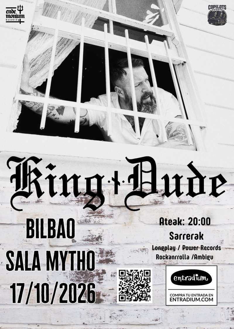 Vuelven King Dude a Bilbao en concierto el 17 de octubre