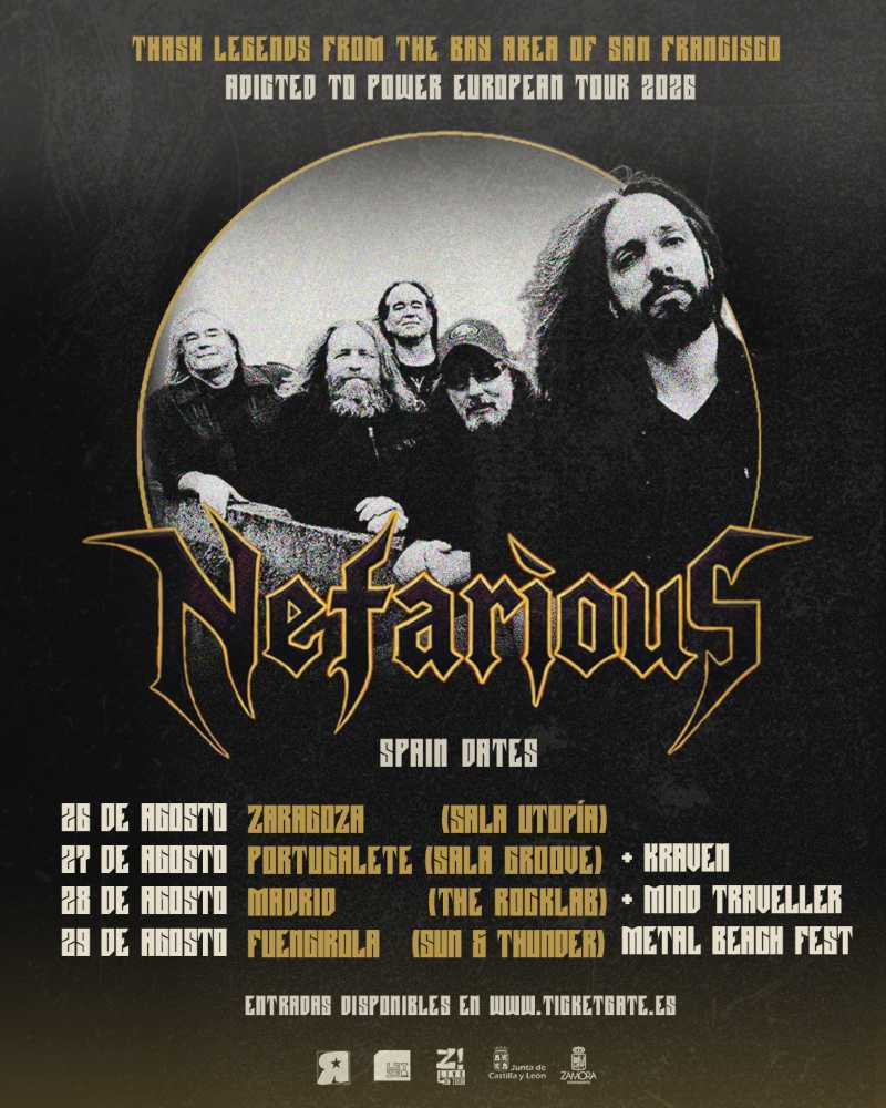 Gira española de la súper banda de Thrash Nefarious