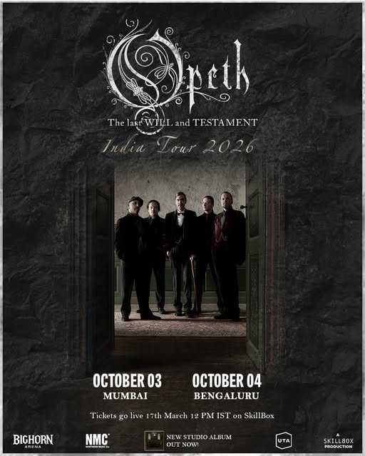 Opeth regresa a la India con dos concierto el mes de octubre