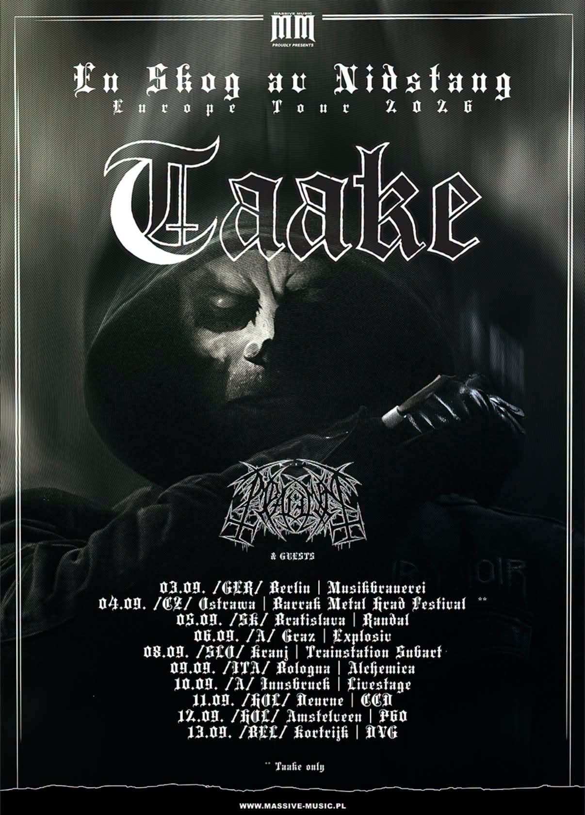 Fechas europeas de Taake