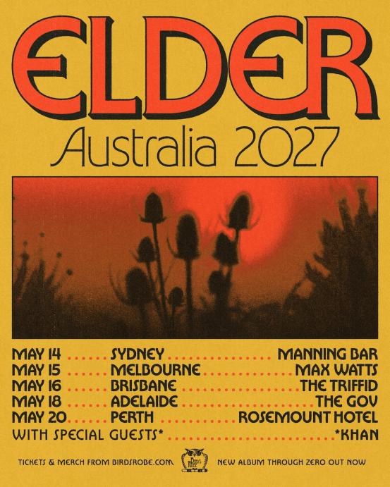 Siguen las novedades de Elder, que anuncia su regreso a Australia con un nuevo tour en 2027.