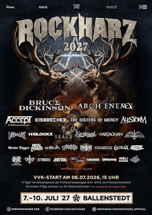 Primeras confirmaciones del Rockharz Festival 2027