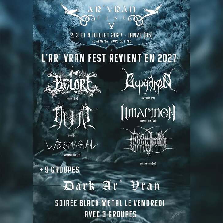El Ar’ Vran Fest revela las primeras confirmaciones para su quinta edición en el verano de 2027.
