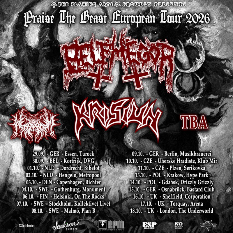 Belphegor actualiza fechas de su gira y anuncia que su nuevo disco de estudio, el número trece de su carrera, que está previsto se publique en el primer cuarto de año 2027.