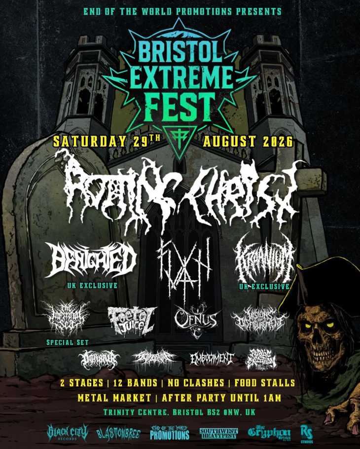 Este próximo fin de semana el Bristol Extreme Fest en Reino Unido