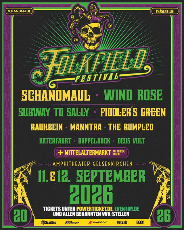 Se acerca el mayor evento de metal/rock folclórico de Alemania, el Folkfield Festival 2026