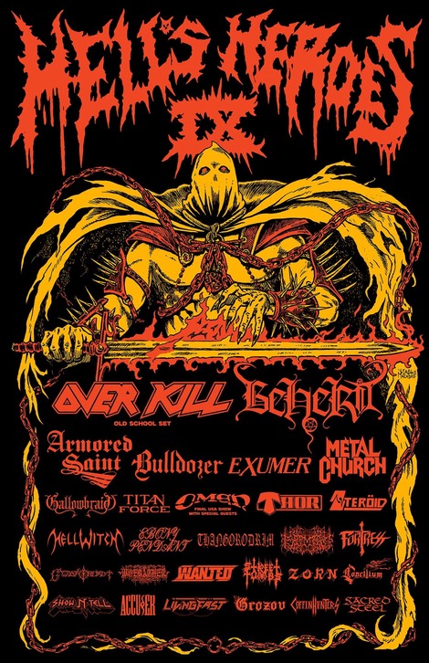 El festival de metal extremo, Hell’s Heroes desvela su cartel para la edición del próximo año 2027.