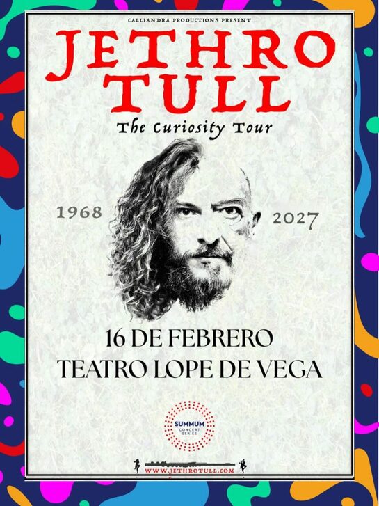 Jethro Tull traerá su legendario rock progresivo a Madrid con «The Curiosity Tour» en febrero de 2027.
