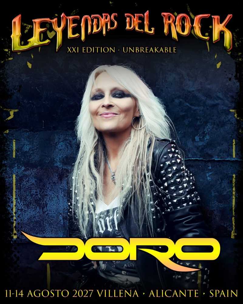 Doro confirmada en el Leyendas del Rock 2027