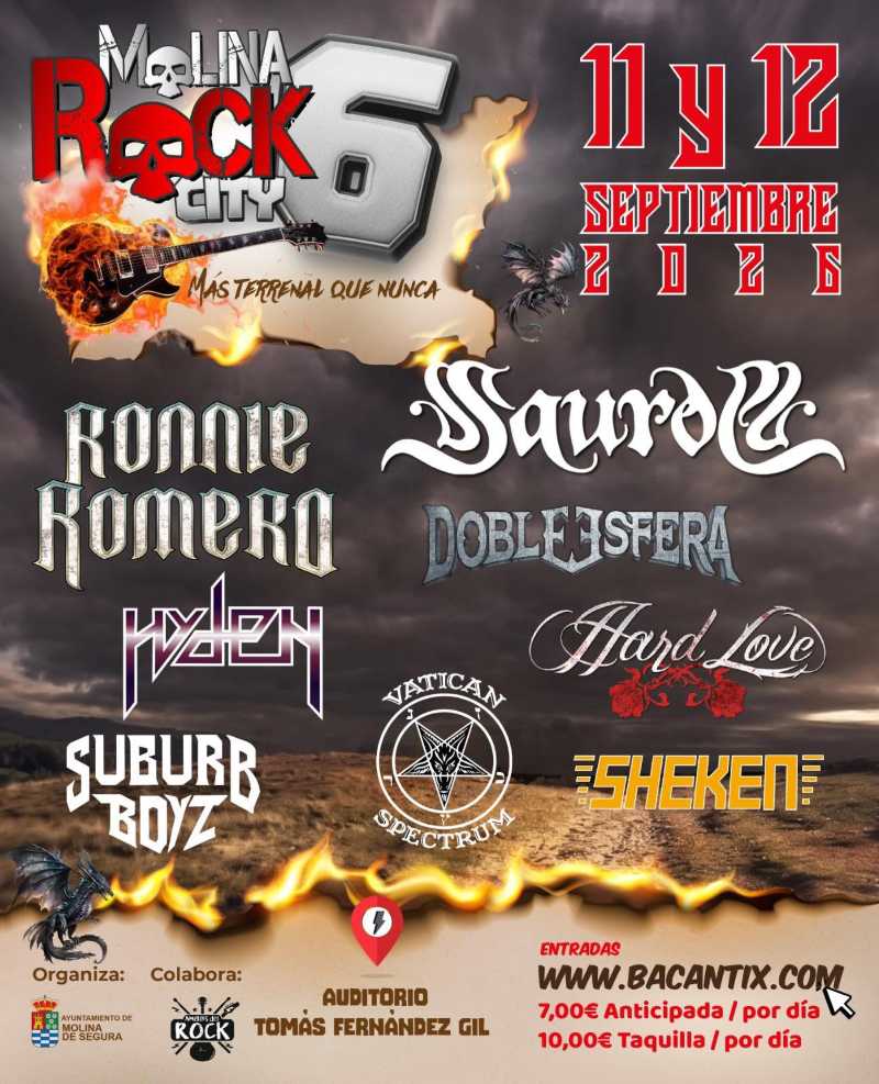 Información de la sexta edición del Molina Rock City 2026