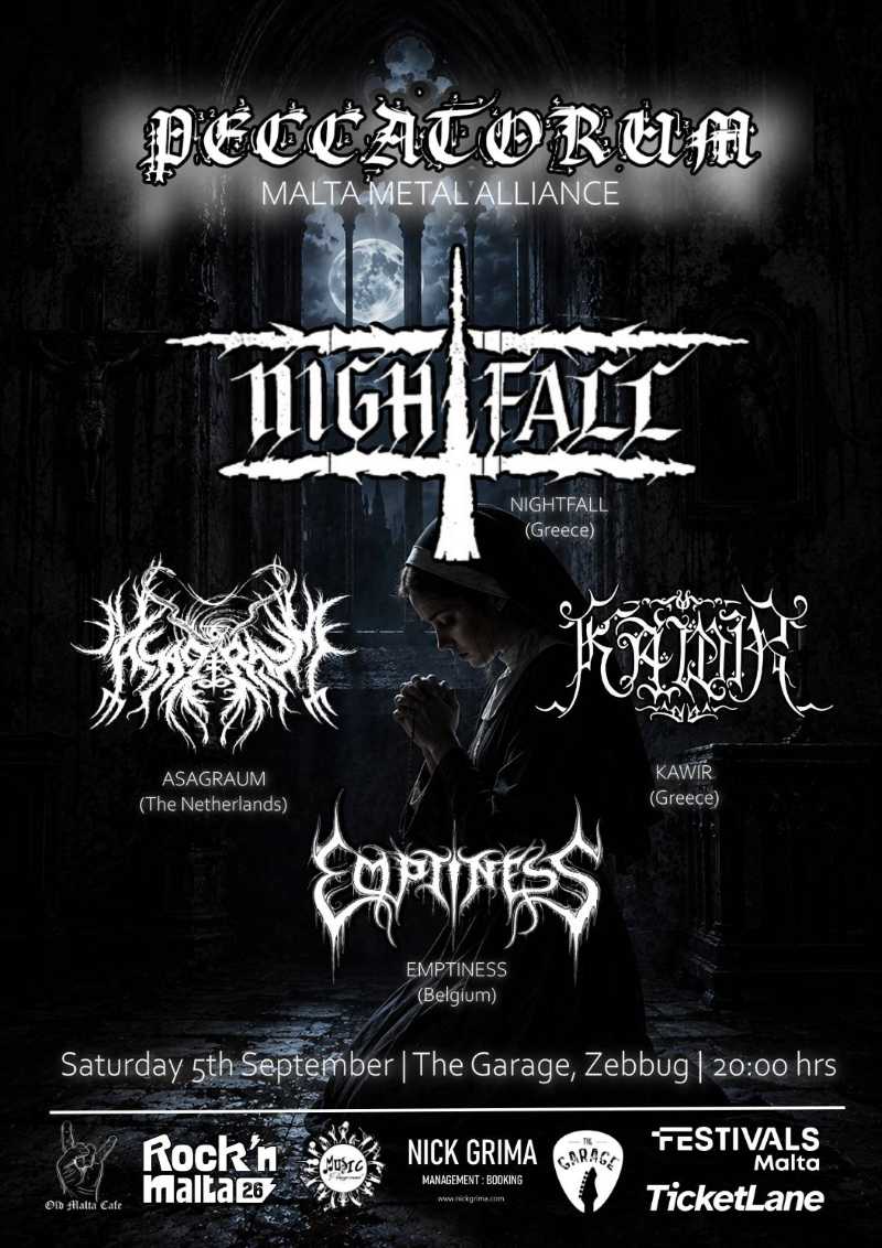 El 5 de septiembre, Metal Extremo con el Peccatorum IV en Malta