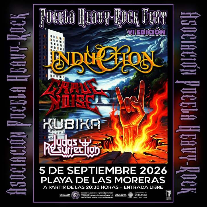 El Pucela Heavy-Rock Fest que celebrará su próxima edición en Valladolid, ya tiene su cartel completo.