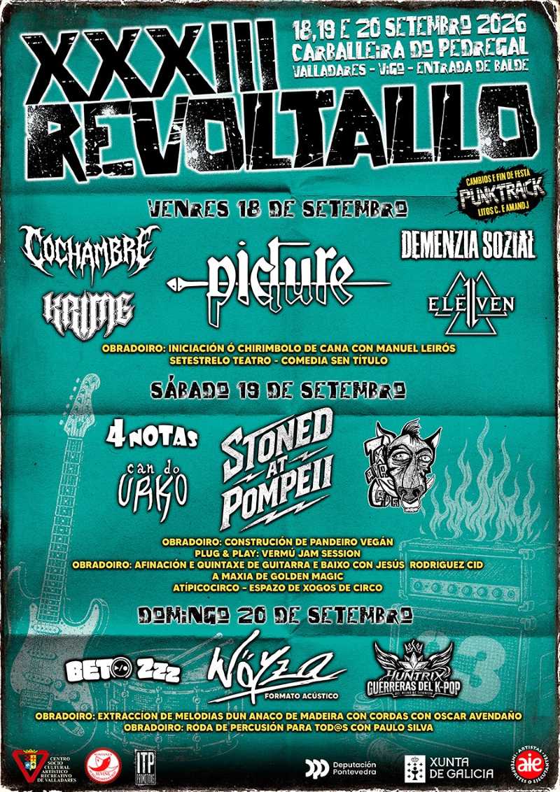 Nueva edición del Revoltallo Festival 2026 este mes de septiembre