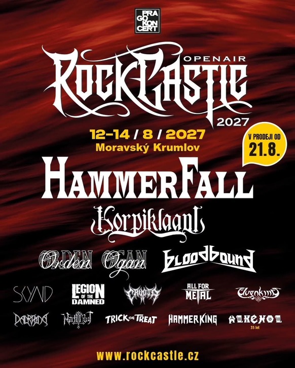 Rock Castle 2027: primeras bandas confirmadas.