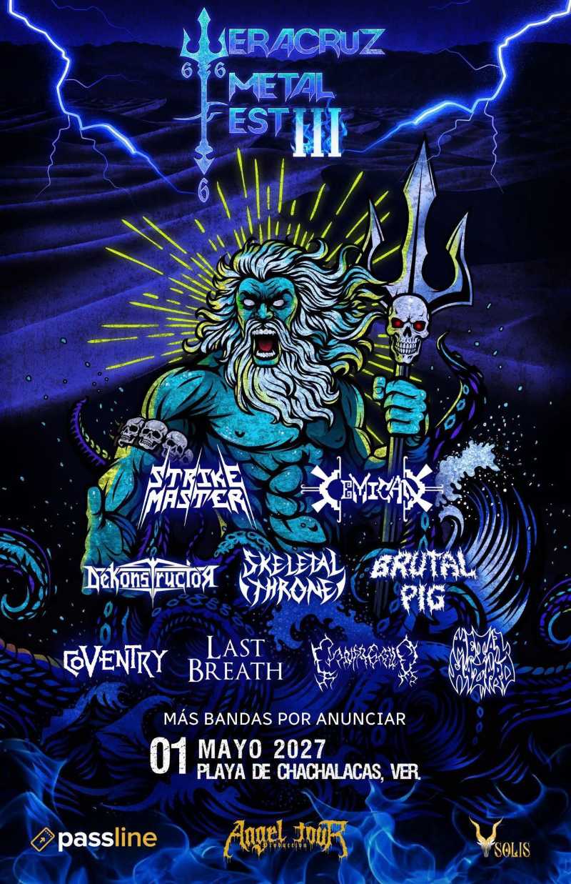 El sábado 1 de mayo el Veracruz Metal Fest 2027