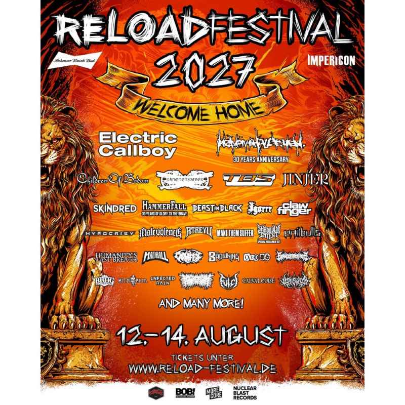 Confirmaciones del festival alemán Reload Festival 2027