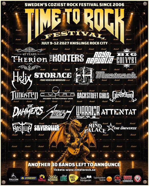Time To Rock Festival 2027 desvela sus primeras bandas confirmaciones.
