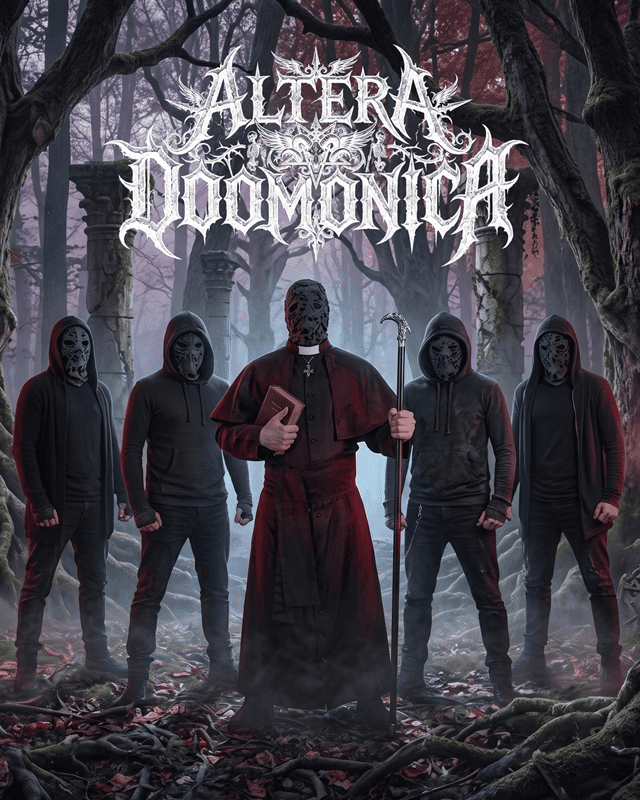 El colectivo de doom metal/rock Altera Doomonica ha anunciado oficialmente el próximo lanzamiento de su esperado álbum debut, «Angelic Doomology»
