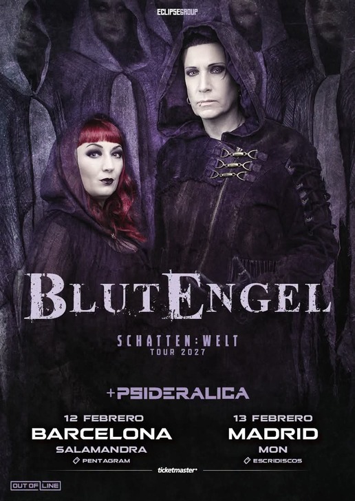 BlutEngel regresará a España en 2027 para ofrecer dos conciertos exclusivos en Barcelona y Madrid.