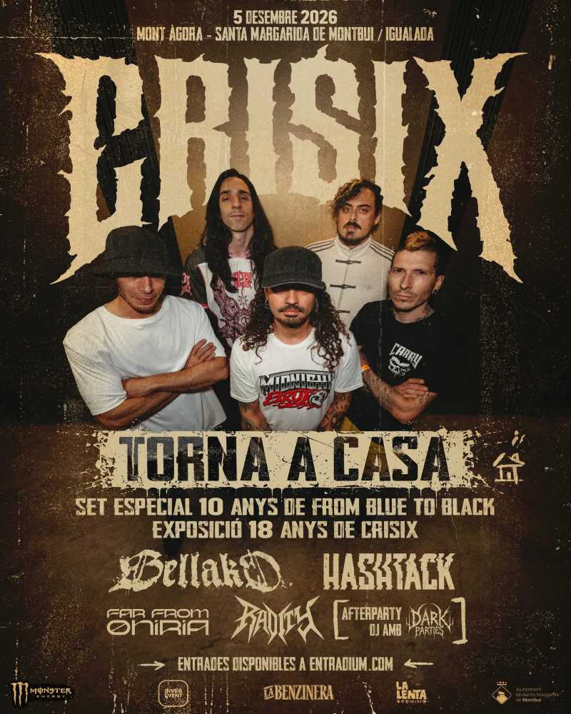 Concierto especial de Crisix en Igualada (Barcelona), en su vuelta a casa en diciembre