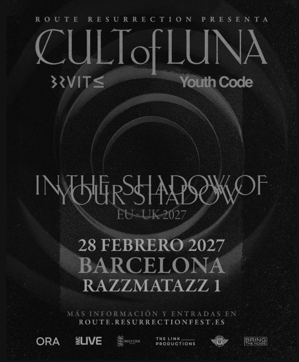 Cult Of Luna anuncia concierto en Barcelona para presentar su último trabajo, “In The Shadow Of Your Shadow”.