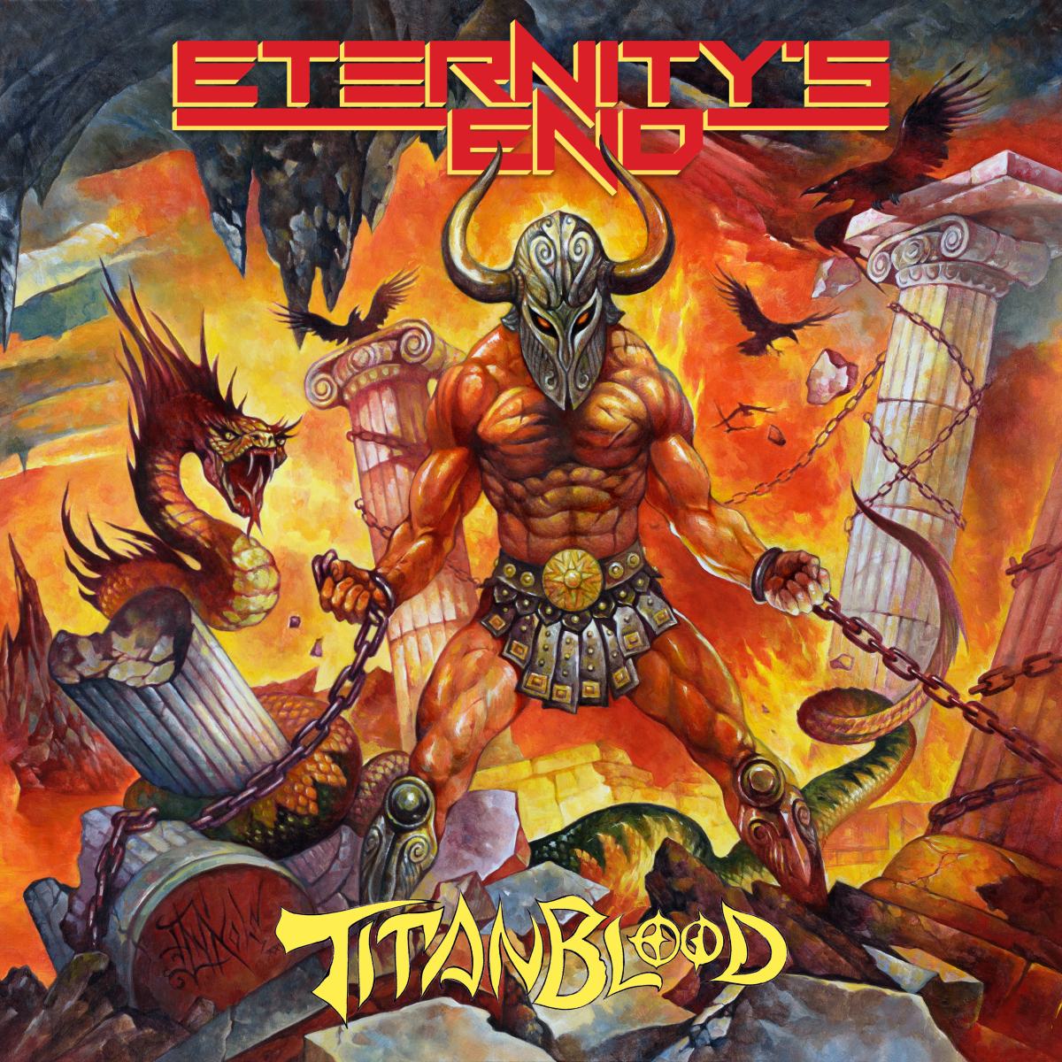 La banda de Power Metal Eternity’s End ha anunciado un nuevo álbum titulado «Titanblood».