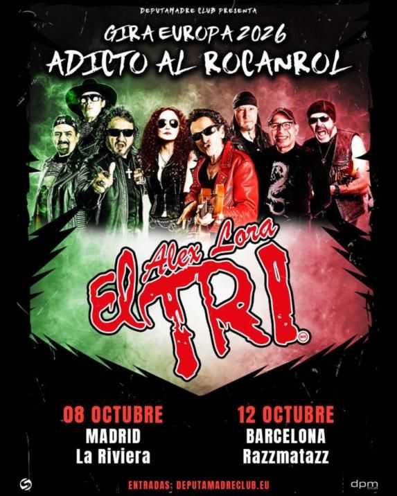 Las raíces del Rock urbano mexicano con El Tri en Madrid y Barcelona
