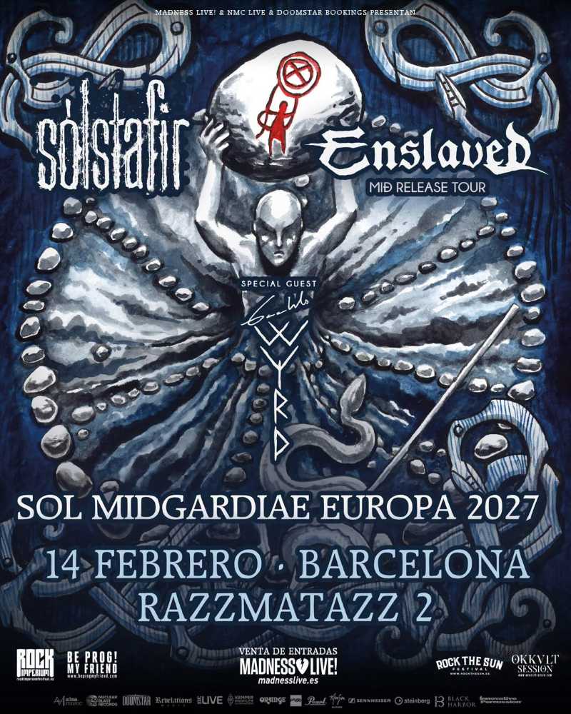 Fecha única en Barcelona de la gira conjunta de Enslaved y Sólstafir